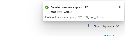 Resource group deleted successfully after removing the lock