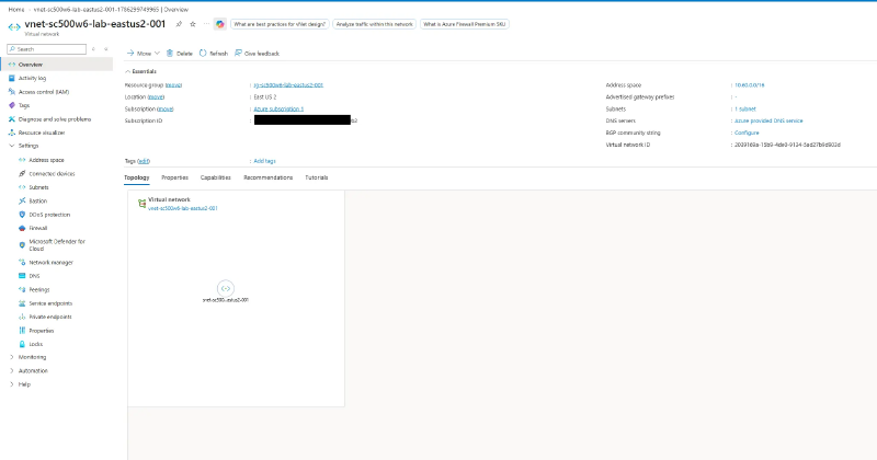 Virtual network overview